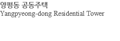 양평동 공동주택 Yangpyeong-dong Residential Tower 